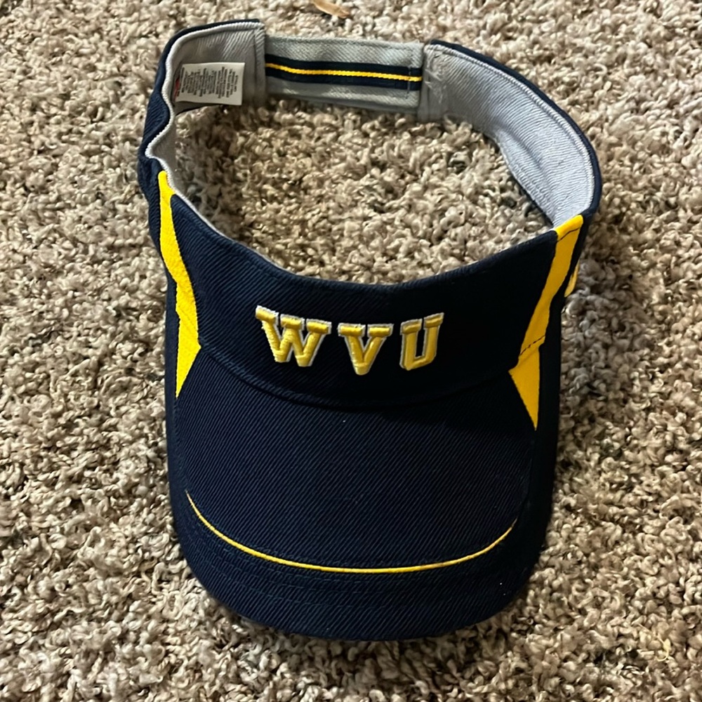 WVU West Virginia University Nike Visor Hat